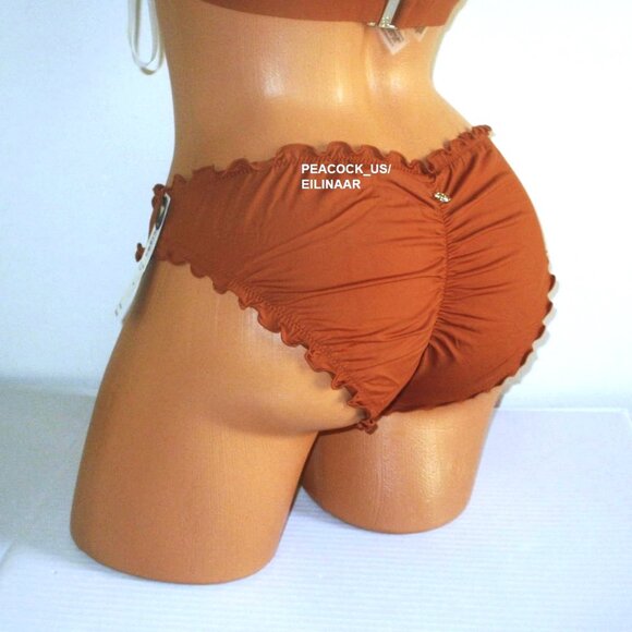 38C/L Victoria Secret Swim Hottie Push Up Top Bikini Set Ruffle Cheeky Bottom - Picture 5 of 13